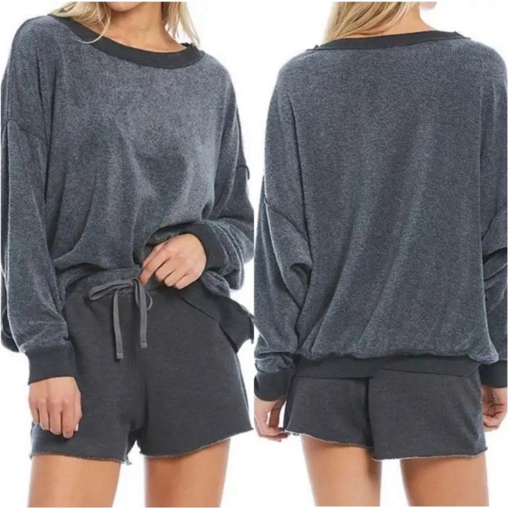 Free People Kelly Lounge 2 Piece Short Set size small